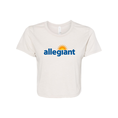 Allegiant - Ladies' Flowy Cropped T-Shirt