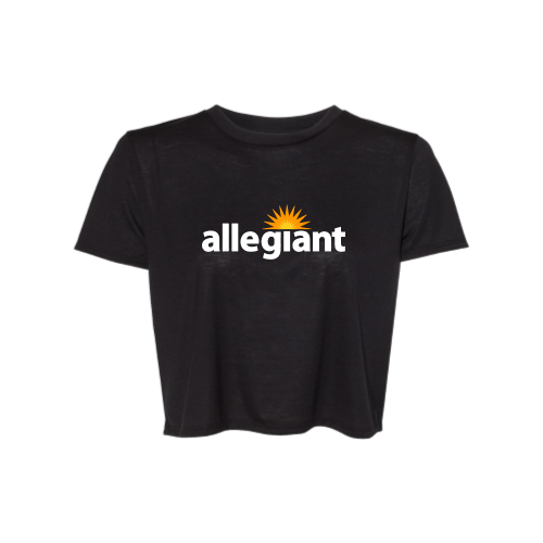 Allegiant - Ladies' Flowy Cropped T-Shirt
