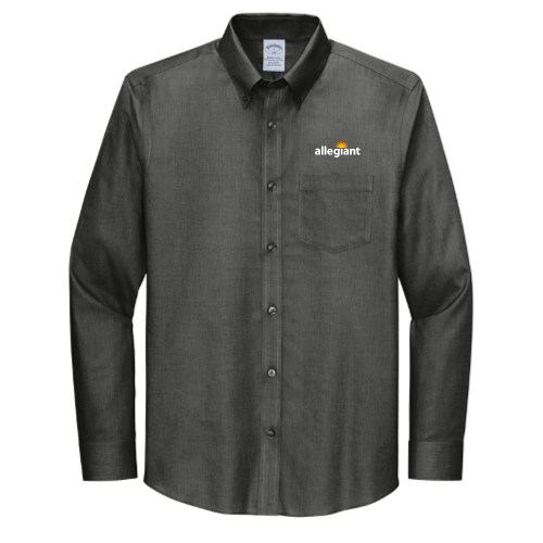 Allegiant - Brooks Brothers Wrinkle-Free Stretch Nailhead Shirt v1