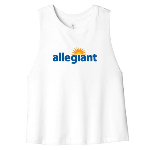 Allegiant - BELLA+CANVAS Women's Racerback Cropped Tank