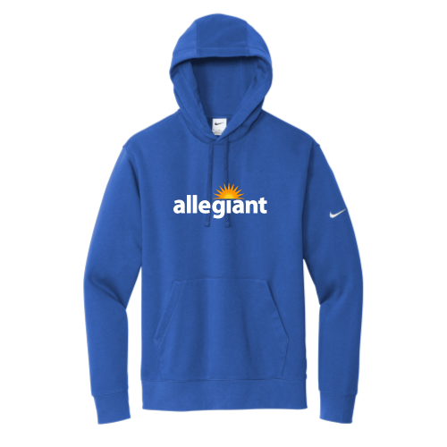 Allegiant - Nike Club Fleece Sleeve Swoosh Pullover Hoodie