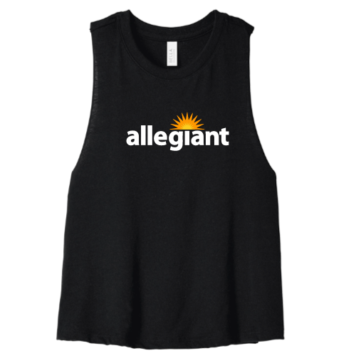 Allegiant - BELLA+CANVAS Women's Racerback Cropped Tank
