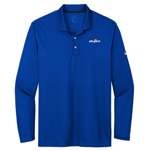 Allegiant - Nike Dri-FIT Micro Pique 2.0 Long Sleeve Polo v1