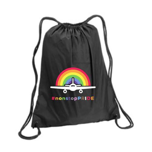Allegiant Pride Large Drawstring Bag